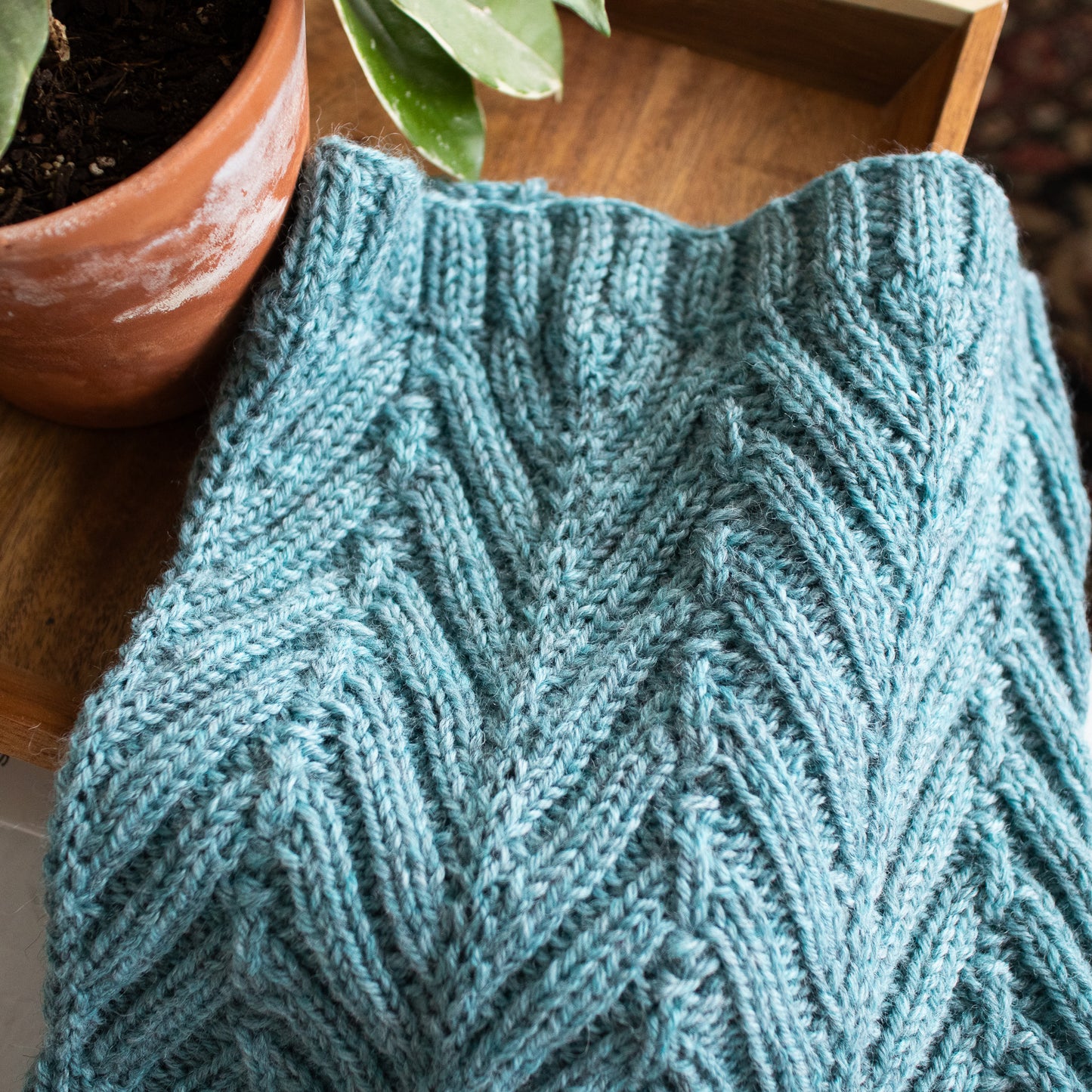 Herringbone Ridge Cowl - PDF