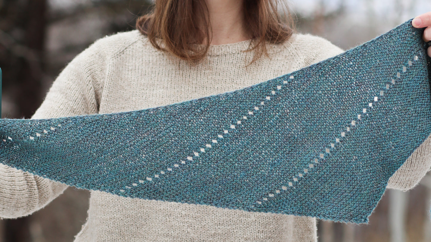 Mini Commuter's Shawl - PDF